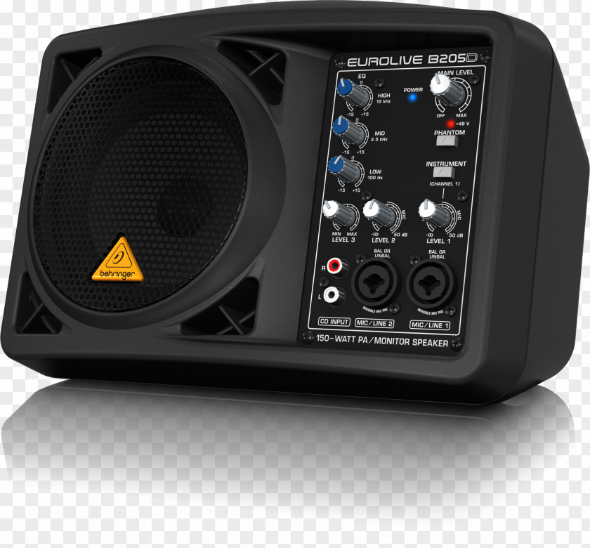 BEHRINGER Eurolive B2 Series Public Address Systems Loudspeaker Powered Speakers Audio PNG