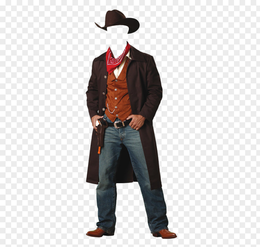 Cow Boy American Frontier Cowboy Costume Party Western Saloon PNG