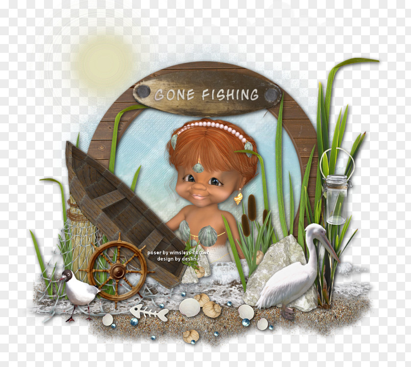 Gone To The Beach Figurine PNG