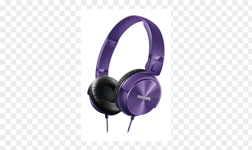 Headphones Audio Philips SHL3060 SHL3065 Purple PNG
