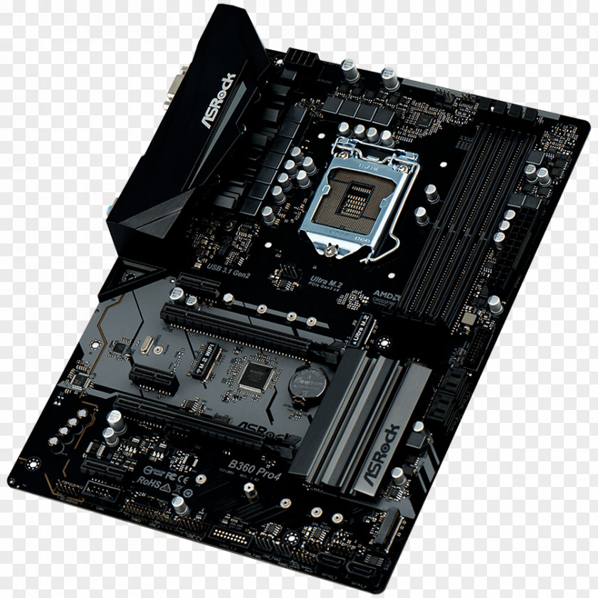 Intel LGA 1151 ASRock Fatal1ty Z270 Gaming K6 Motherboard PNG