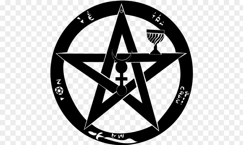 T-shirt Pentagram Pentacle Satanism Witchcraft PNG