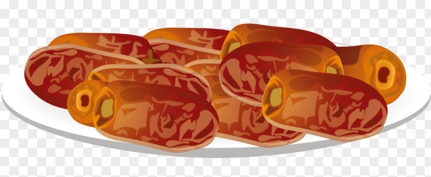 Vector Hand-painted With A Big Red Dates Euclidean Jujube PNG