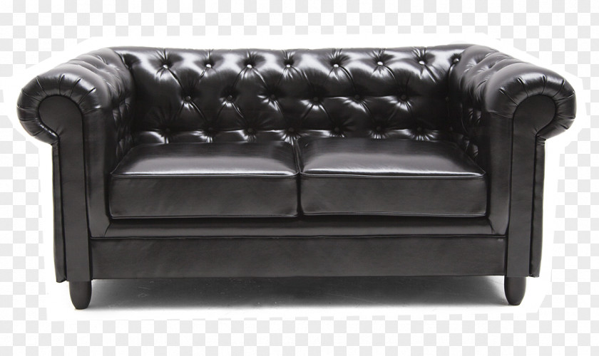 Chesterfield Club Chair Couch Canapé Sofa Bed Wing PNG