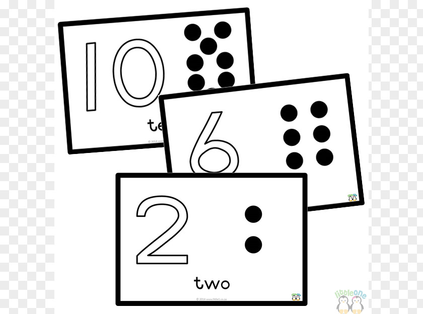 Cliparts Numbers 1 10 Separate Black And White Number Clip Art PNG