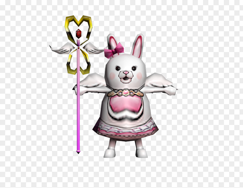 Danganronpa 2 Goodbye Despair Easter Bunny Figurine Cartoon Pink M PNG