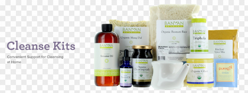 Deluxe Health Ayurveda SkinProp 65 Herbal Extracts Banyan Botanicals Mahanarayan Oil 36 Oz Ayurvedic Cleanse Kit PNG