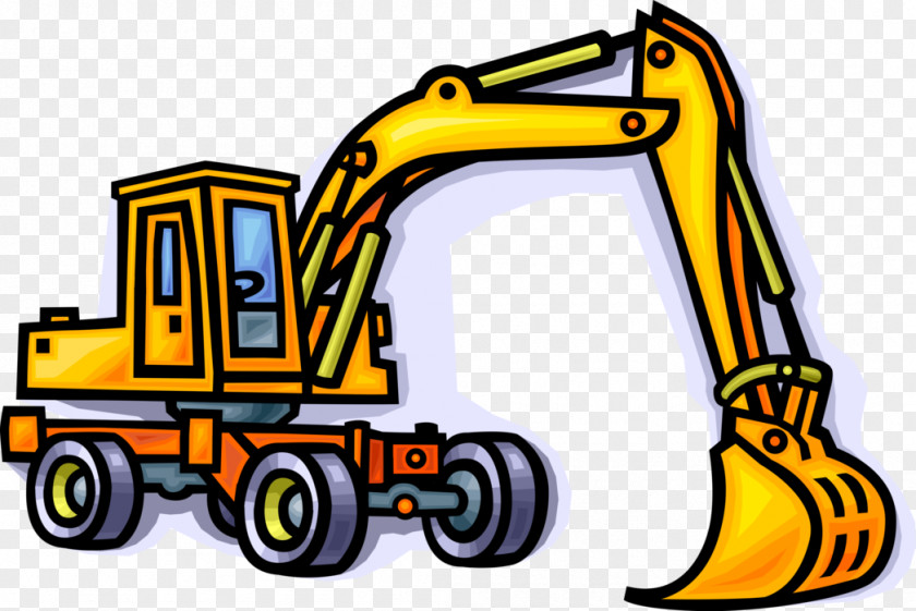 Excavator Heavy Machinery Clip Art Caterpillar Inc. Illustration Vector Graphics PNG
