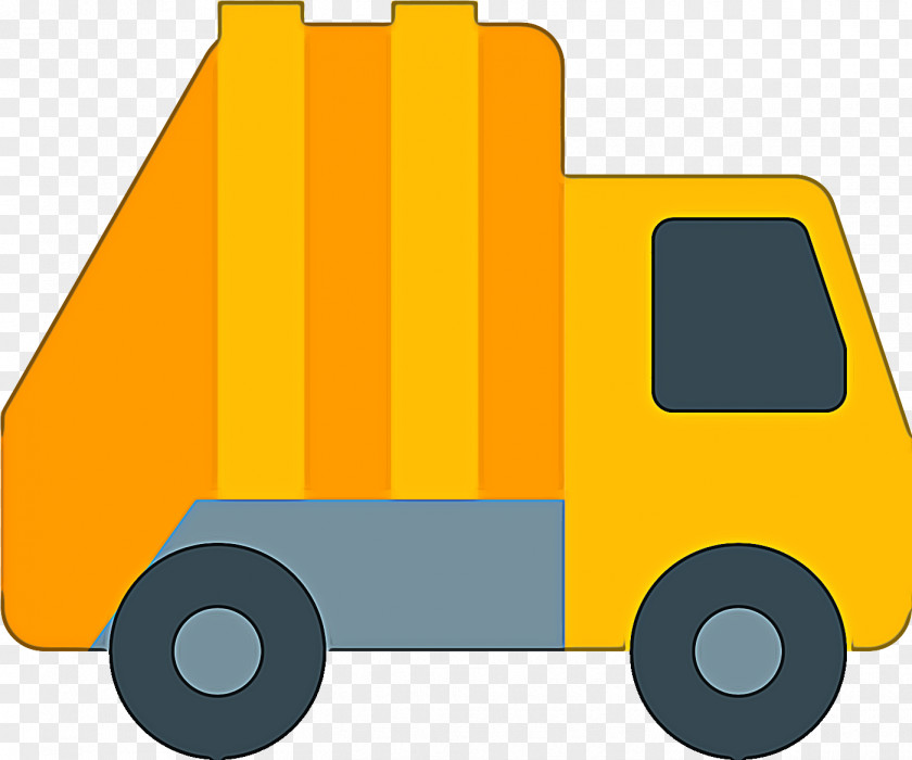 Garbage Truck Rolling Mode Of Transport Motor Vehicle Yellow PNG
