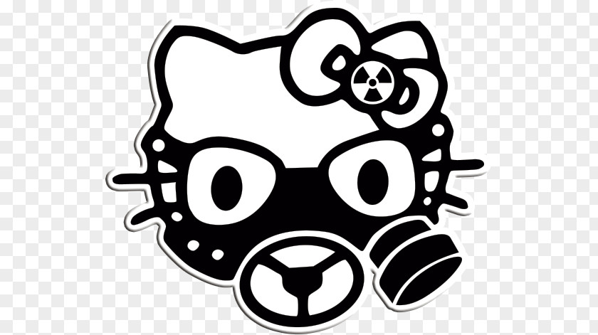 Mask Hello Kitty Decal Sticker Gas PNG