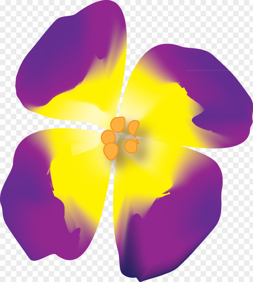 Purple Petal Violet Violaceae PNG