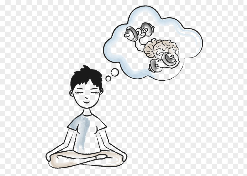 Buddhism Guided Meditation Mindfulness Imagery Cartoon PNG