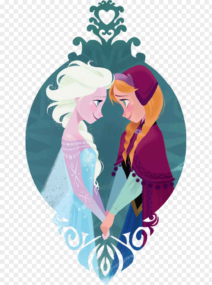 Disney Artist Brittney Lee Elsa Anna Olaf Frozen: A Sister More Like Me PNG