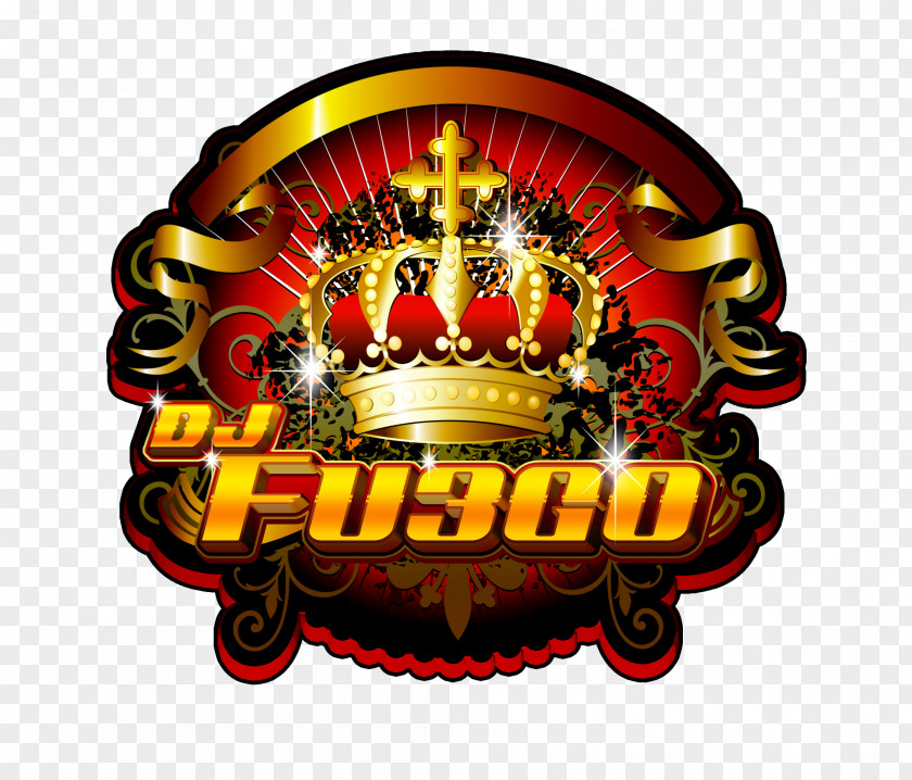 Dj Artist Logo Brand Crown Font PNG