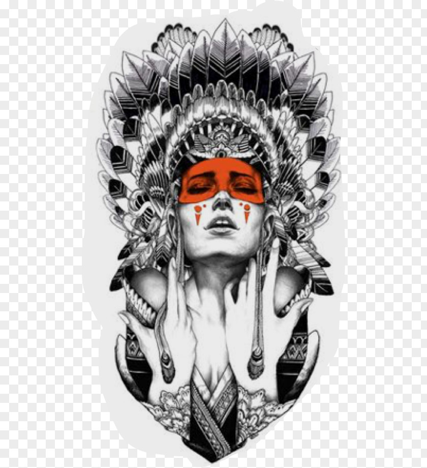 Indian Warrior War Bonnet Tattoo Artist Indigenous Peoples Of The Americas Native Americans In United States PNG