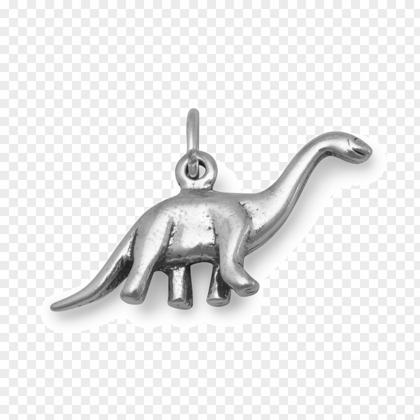 Silver Brontosaurus Charms & Pendants Charm Bracelet Dinosaur PNG