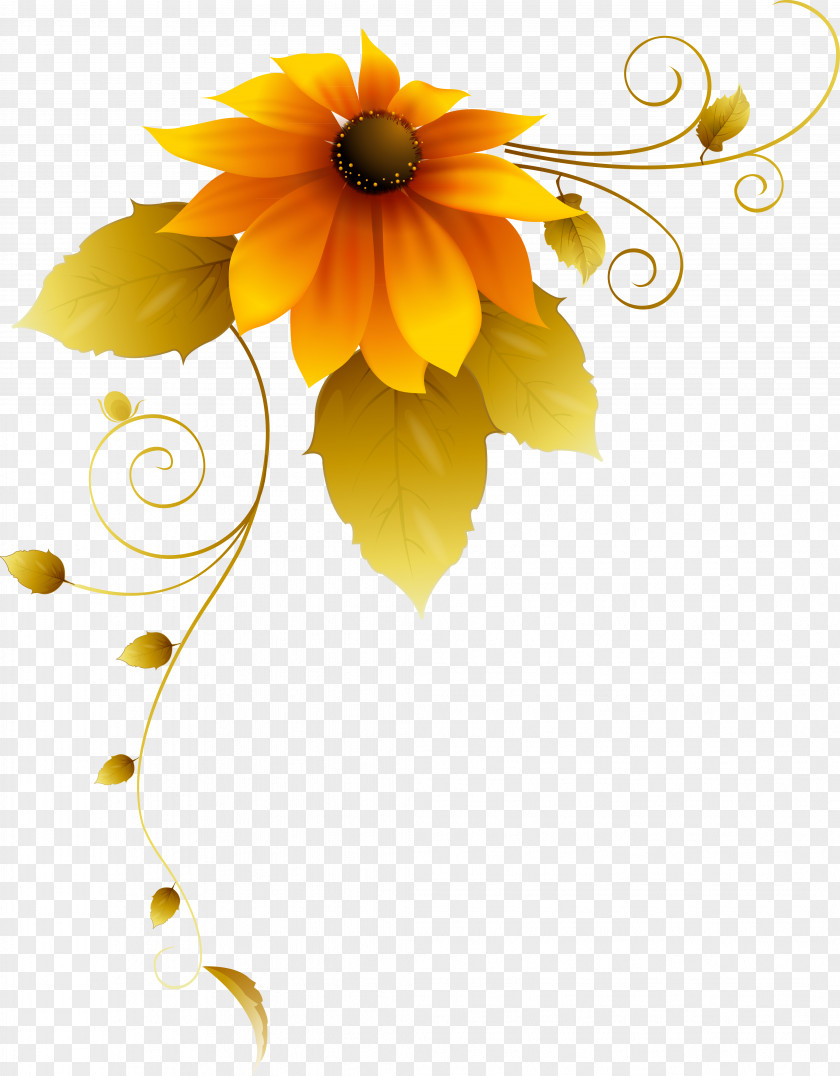 Sunflower Decorative Material Vietnamese Women's Day Woman Homo Sapiens October 20 Family Life PNG