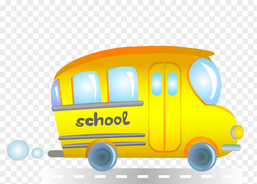 Vector School Bus Royalty-free Illustration PNG