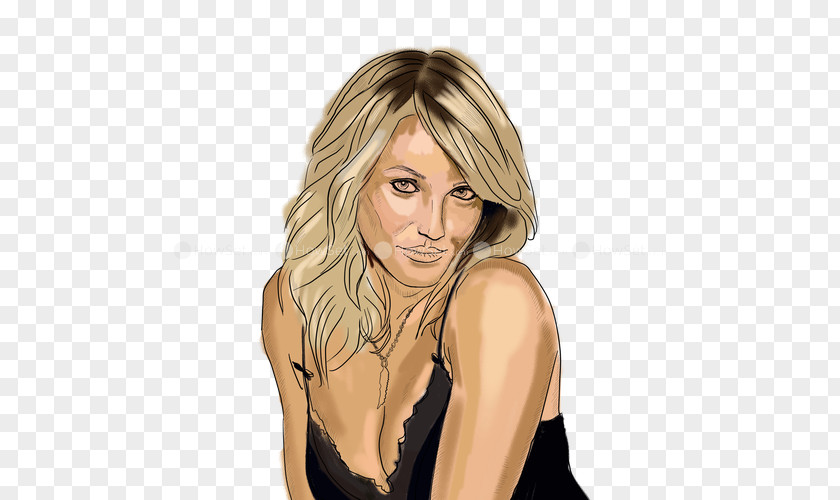 Cameron Diaz Hair Coloring How-to Layered PNG
