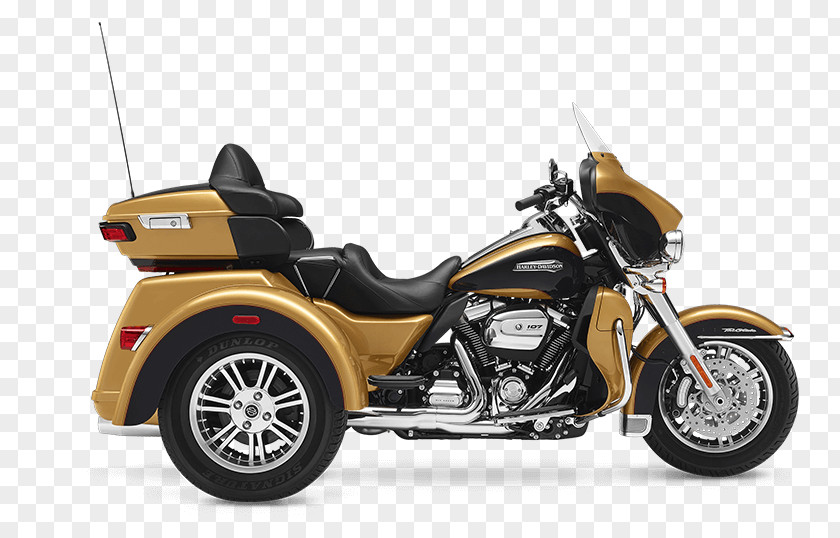 Motorcycle Harley-Davidson Tri Glide Ultra Classic Electra Trike PNG