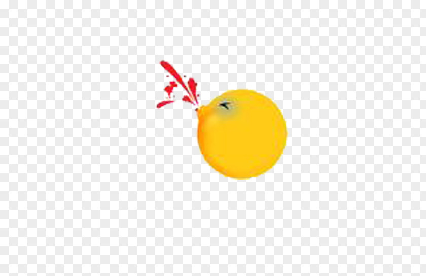 Sprayed Yellow Balloons Blood PNG