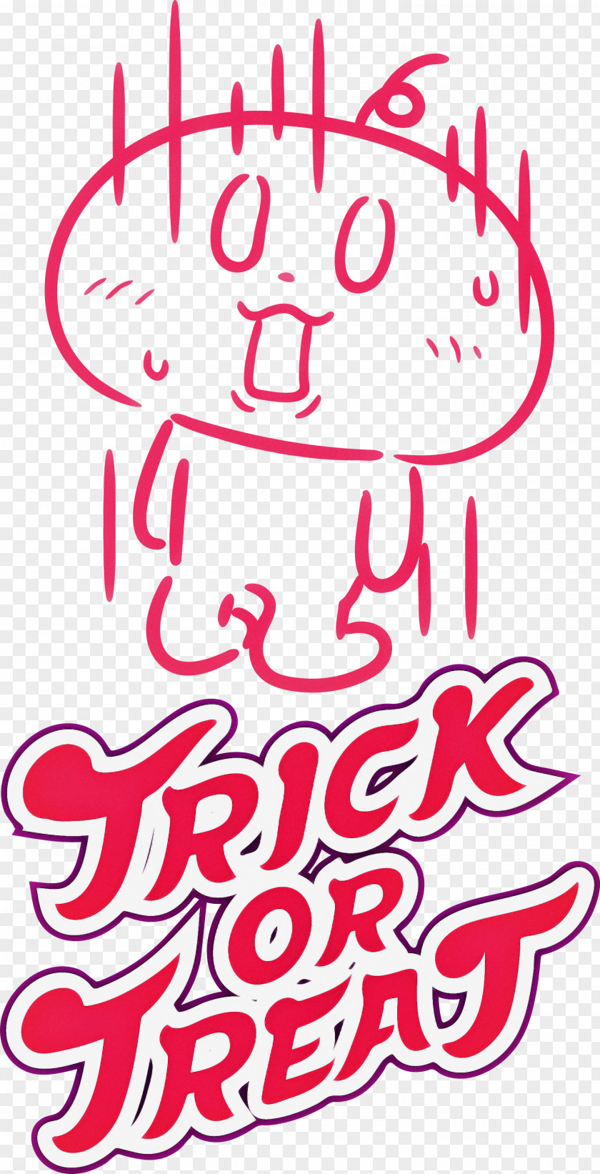 TRICK OR TREAT Happy Halloween PNG