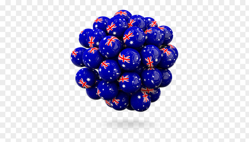 Australia Illustration Bilberry Cobalt Blue Bead PNG