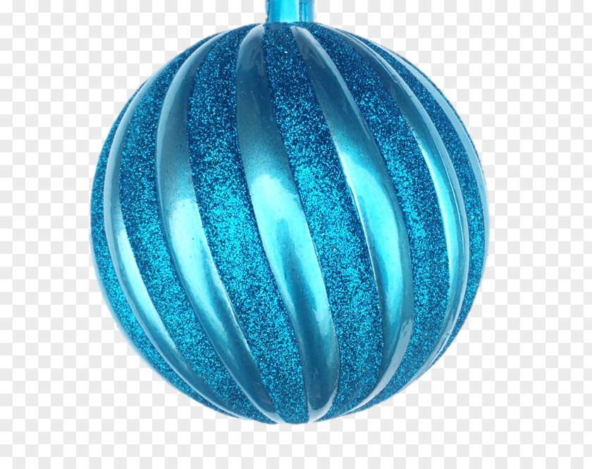 Christmas Ornament Turquoise PNG