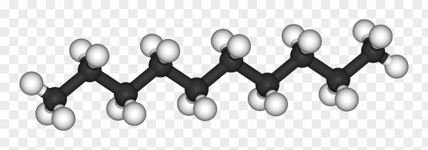 Decane Alkane Organic Chemistry Molecule PNG