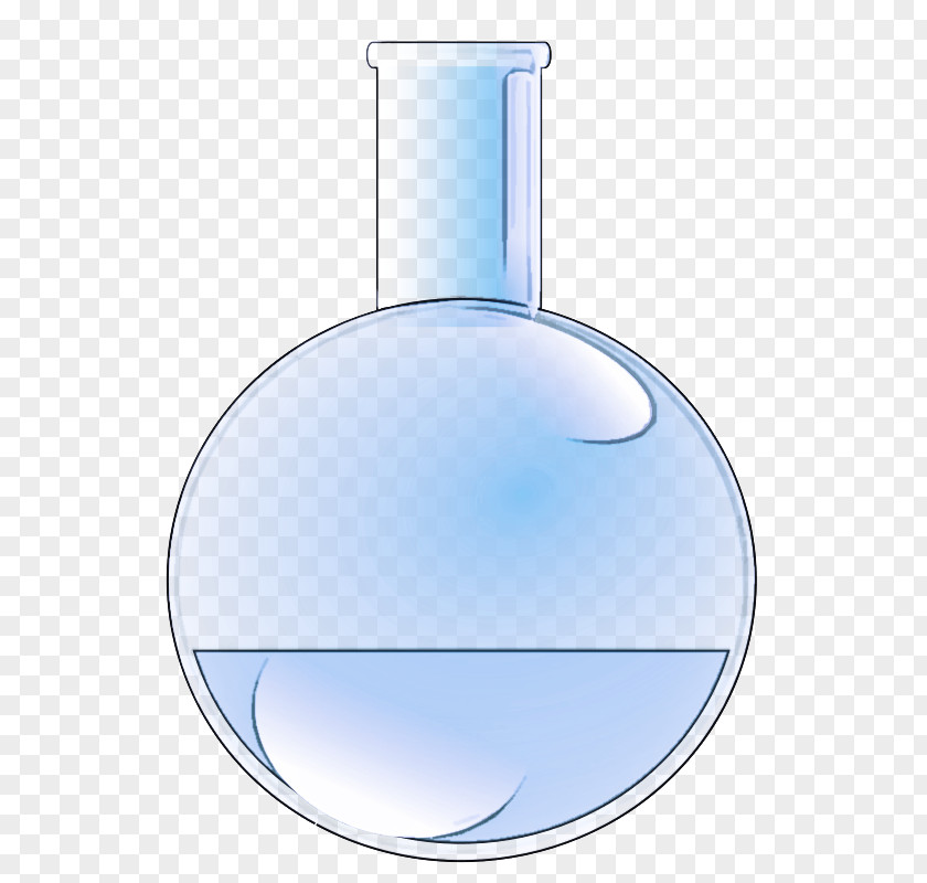 Laboratory Flask Equipment Blue Perfume Liquid Glass PNG