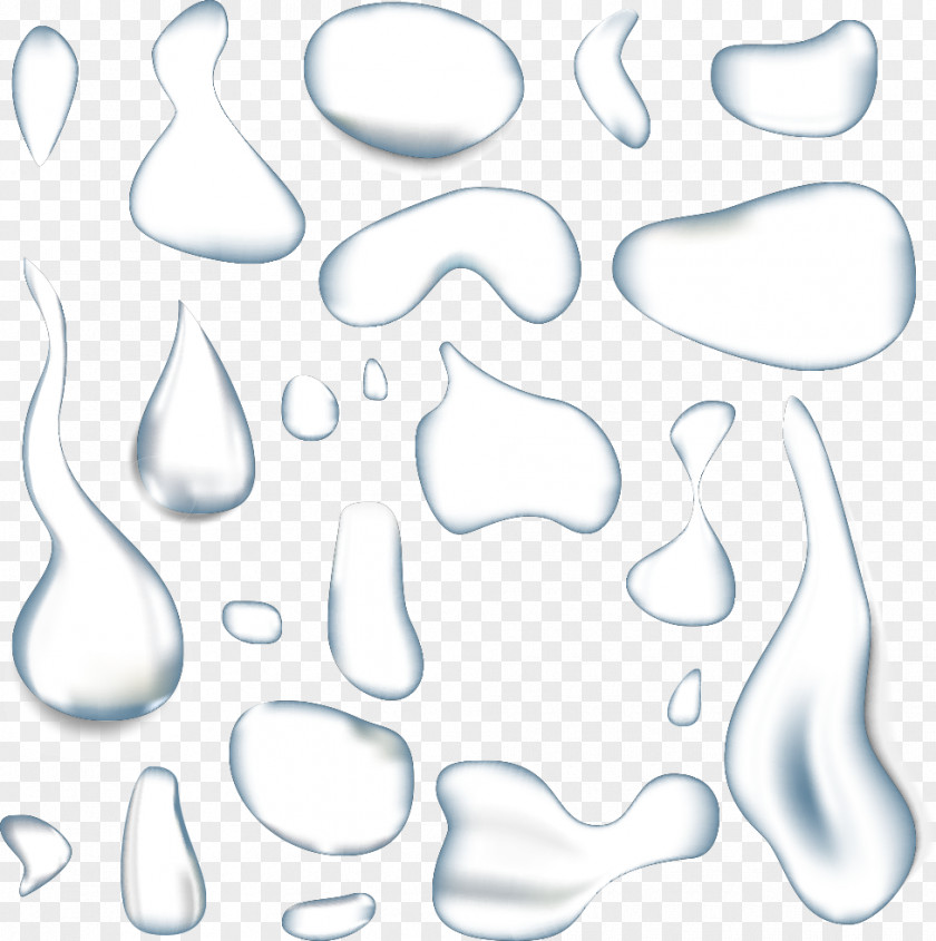 Vector Dew Drops Drop Water Illustration PNG