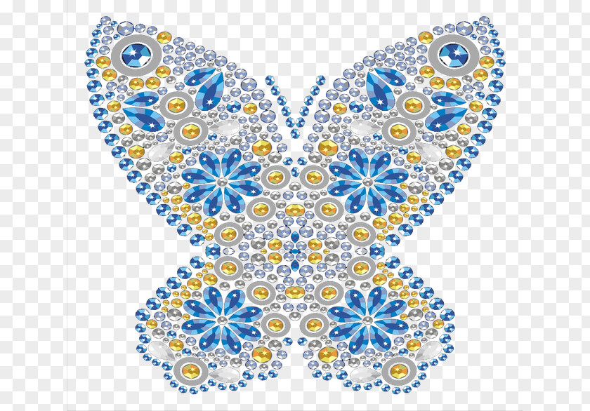Blue Diamond Butterfly Jewellery Tegel Soeryo Semarang Visual Arts Interior Design Services Textile Pattern PNG