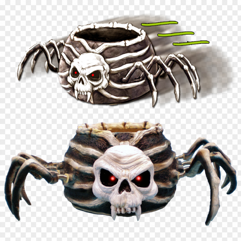 Candy Dish Crab Product Skull PNG