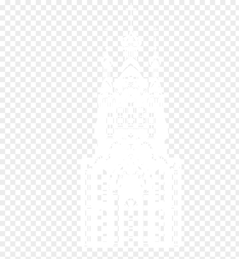 Castle White Black Angle Pattern PNG
