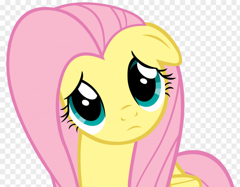 Depressed Vector Fluttershy Pony YouTube Sadness DeviantArt PNG
