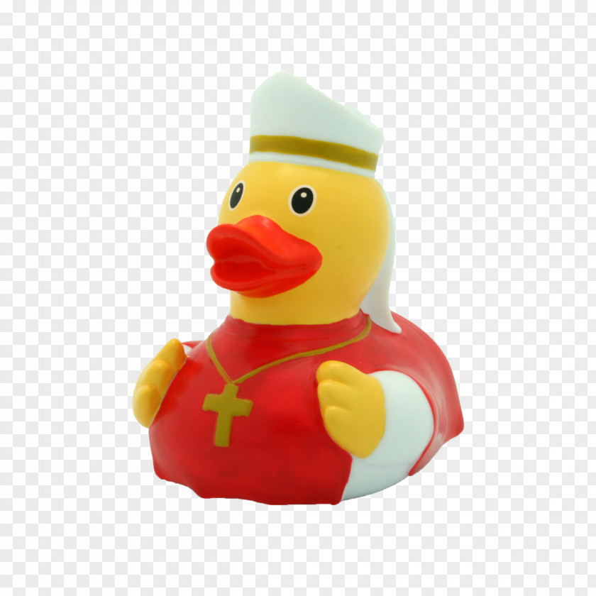 Duck Rubber Toy Natural Yellow PNG