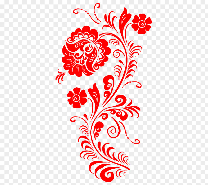 Floral Design Stencil Ornament Art Royalty-free PNG