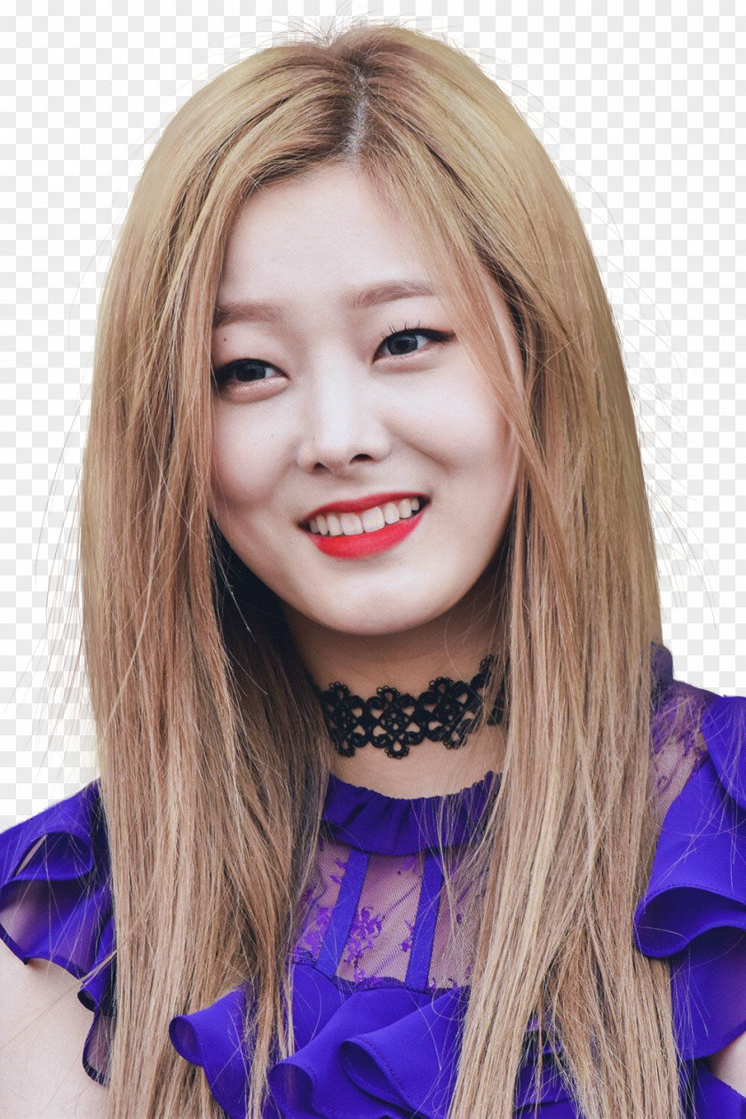 Jung Eun-woo Pledis Girlz Blond Hair Coloring PNG