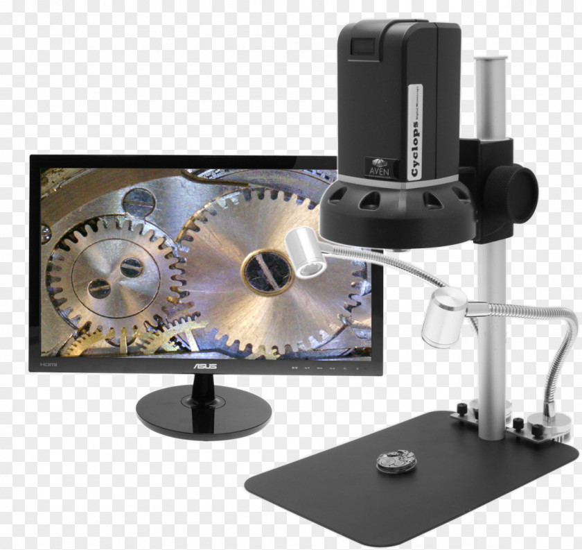 Microscope Digital Magnification Optical HDMI PNG