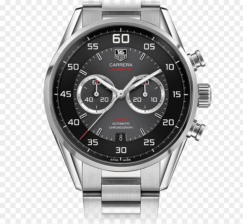 Watch TAG Heuer Carrera Calibre 5 Flyback Chronograph PNG