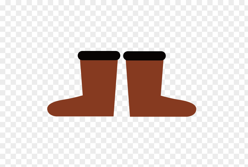 Brown Boots Cartoon Pattern Shoe Boot PNG