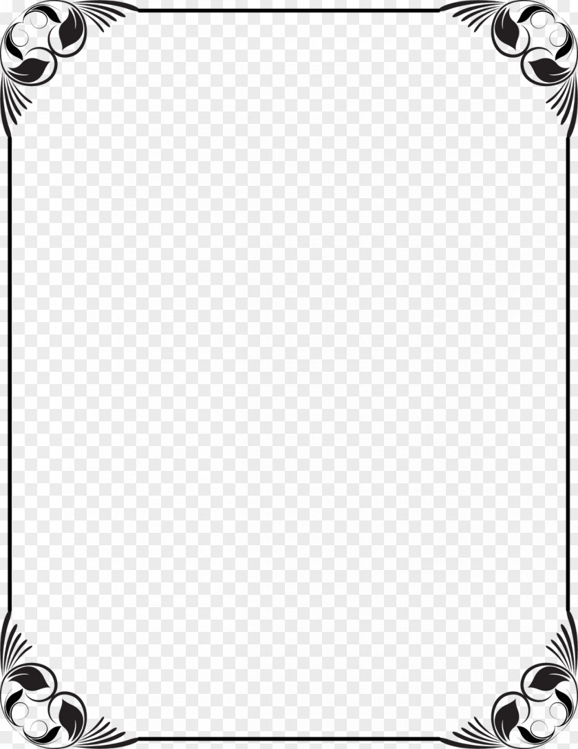 Frame Black And White Picture Frames Clip Art PNG