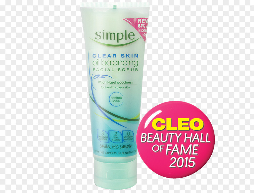 Oil Face Lotion Cream Sunscreen Simple Skincare Facial PNG