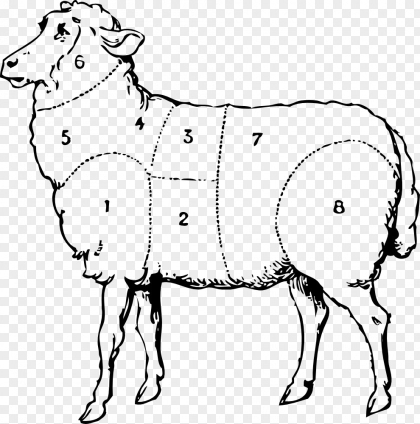 Sheep Black Livestock Goat Clip Art PNG