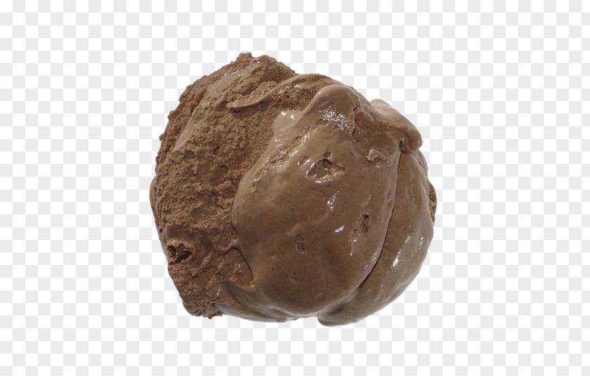 Chocolate Flavor Ice Cream Truffle Praline PNG