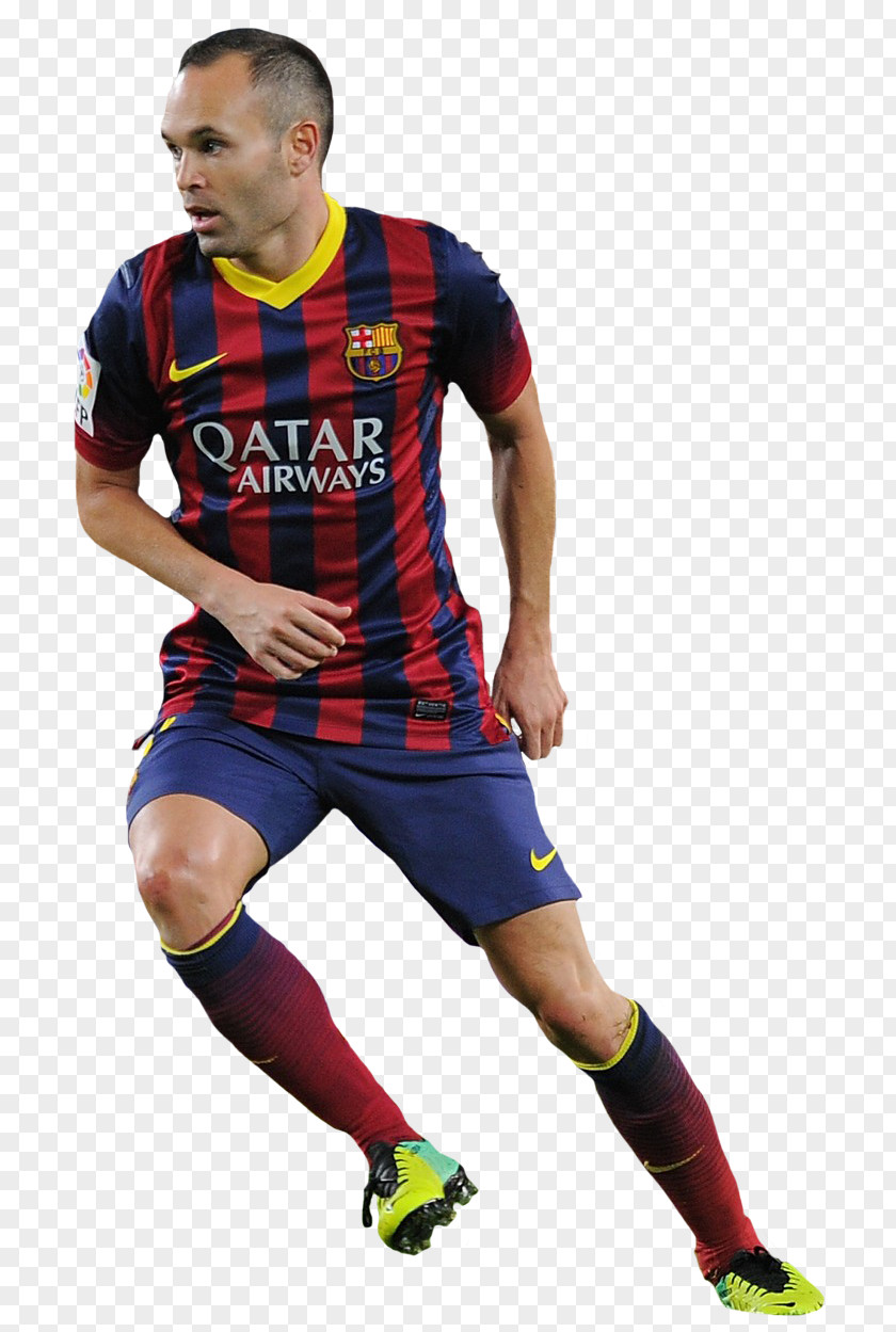 Football Andrés Iniesta Player Jersey Team Sport PNG