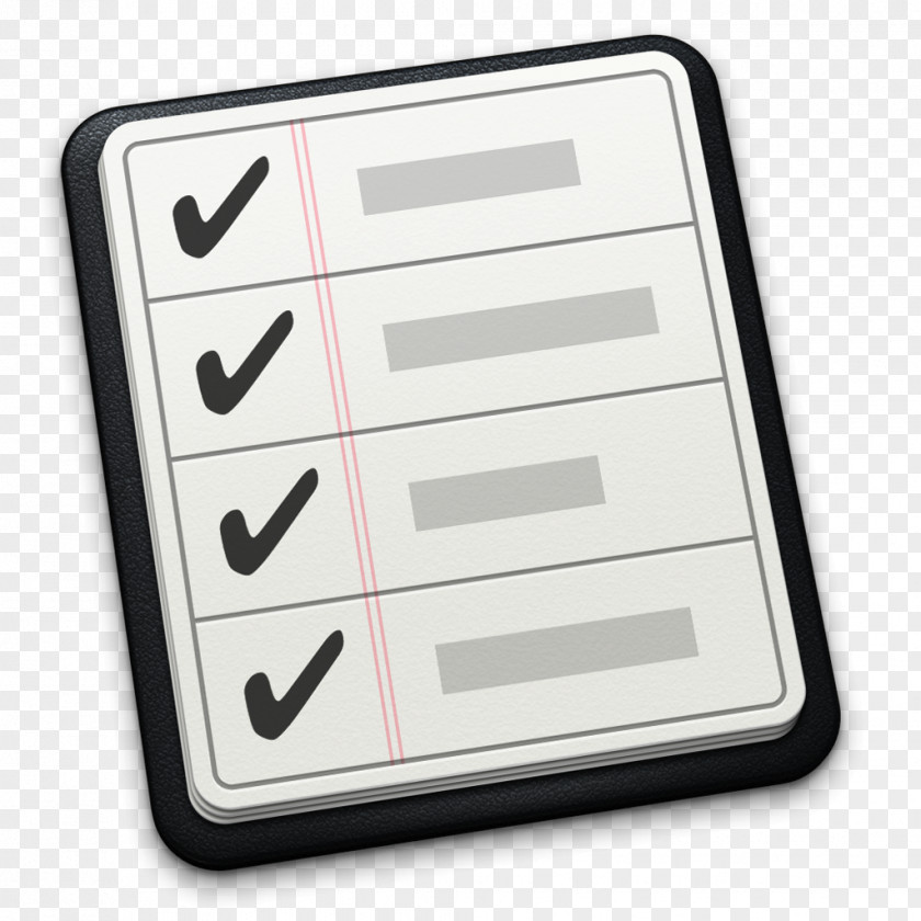 List Reminders MacOS OS X Yosemite PNG