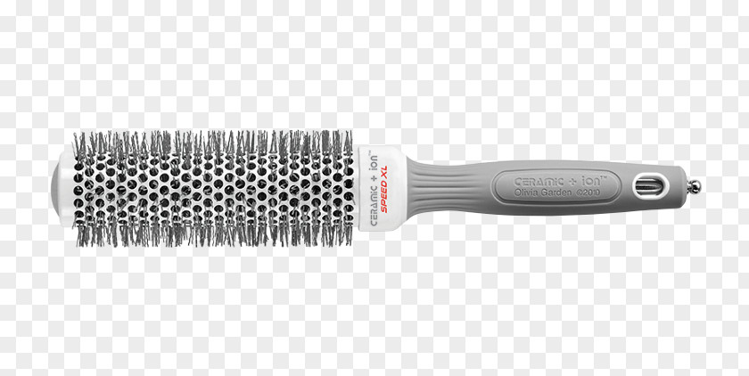 Olivia Garden International Beauty Supply Hairbrush Ceramic Comb Bristle PNG