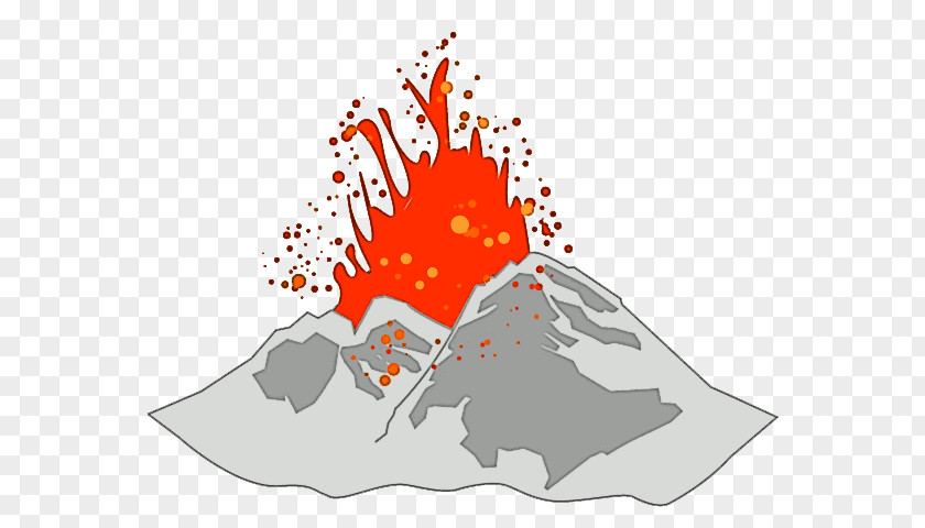 Volcano Mountain Volcanic Glass Clip Art PNG