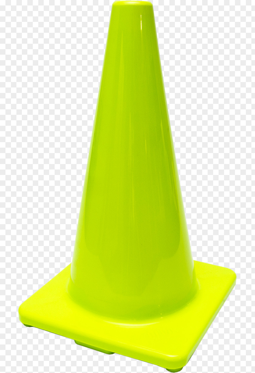Cones Traffic Cone Green Lime PNG